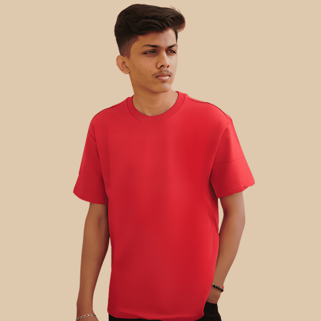 Ruby Red Super Soft Unisex Oversized T-Shirt.