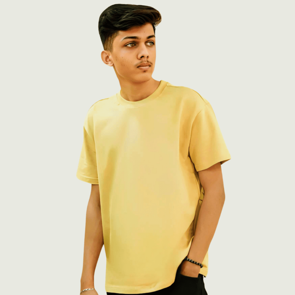 Beige Super Soft Unisex Oversized T-Shirt.